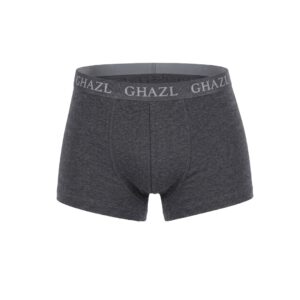 بكسر قصير رصاصي - ( gray short boxer )