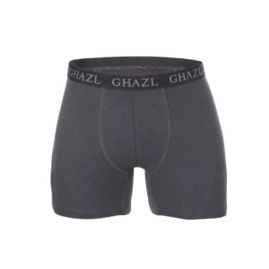 بكسر طويل رصاصي - ( gray long boxer )