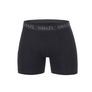 بكسر طويل اسود - ( black long boxer )